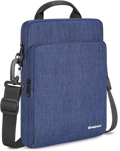 NIDOO 13.3 Inch Laptop Sleeve Shoulder Messenger Bag Protective Carrying Case for 13 13.6 Macbook Air/ 14 MacBook Pro/Surface Laptop 6/ ThinkBook 13x/ ThinkPad X13 L13 Z13 E14 T14s/ Yoga 7/ XPS 13