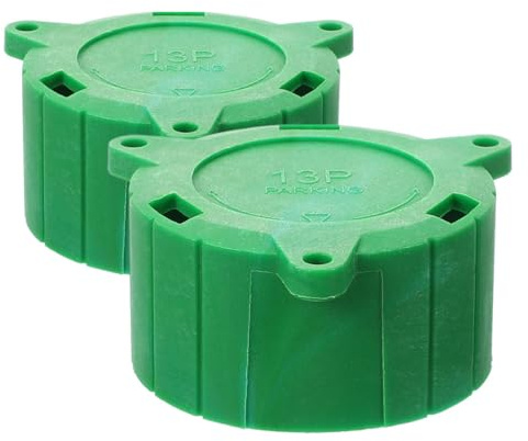 OUNONA Cache-Prise Remorque 13 Vert Étanche Lot de 2 Capuchons Protecteurs pour Connecteur 13P Usage Professionnel et Loisir