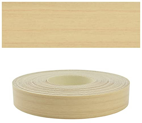 Mprofi MT® Kantenumleimer Ahorn | 22 mm x 50 m | Melamin Kantenband | Bügelkante für Möbel & Regale | Kantenumleimer mit Schmelzkleber | Bügelkante für Möbel & Regale – 1505/22/50