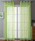 2er Set Ösenvorhänge Transparent »Uni« Gardine HxB 225x140 cm Apfelgrün Stores Vorhang Ösen Bleibandabschluß Wohnzimmer, 20332-cn2