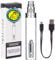 WOLFTEETH Genuine GS EGO II Prime 2200mAh Rechargeable Battery Bottom Micro USB Charge 510 Ego Charge, 510 E-Shisha E-Cigarette (0ml Nicotine Free/White 121504)