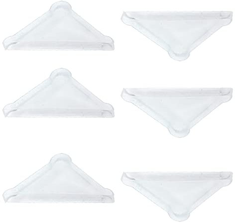 HJYZY Protecteurs d'angle 5 mm pour verre pointu, miroir, carreaux de céramique, couvre-coins à triple forme 20 pièces
