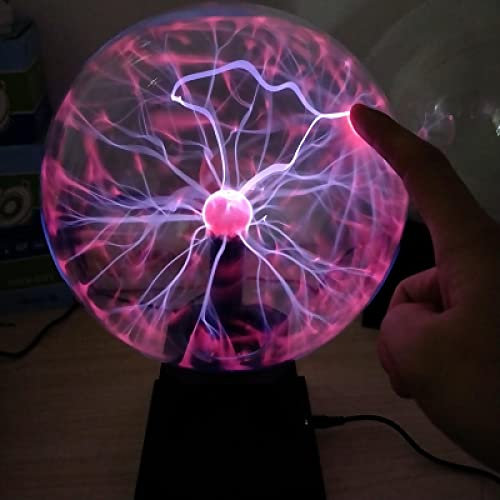 Lightning Ball Ion Ball Tesla Coil Glow Ball Arc Ball Touch Lightning Kann Sprachgesteuert Werden 8Inred