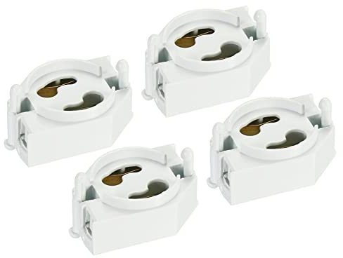 sourcing map 4Stk Fluoreszierende Lampe Startgerät Basis | Sperre Stil Starterfassung Für Leuchtstofflampen LED Lichtteile Paket