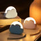 Aicharynic 1 Pièces Veilleuse Enfant LED Nuage, Veilleuse Bebe Veilleuse Adulte Rechargeable avec 4 Intensité, Aide au Sommeil pour Bébés et Enfants Idee Cadeau Femme Naissance Fille Maman - Blanc