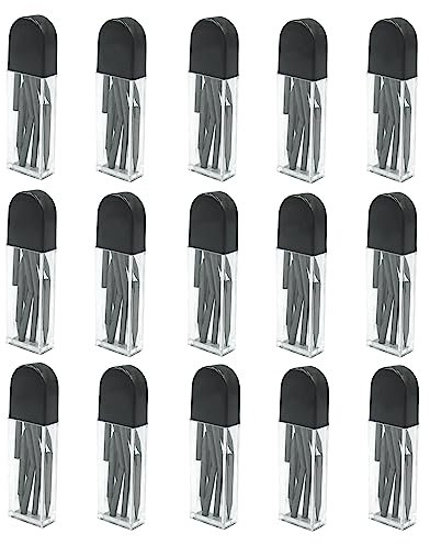 SyiXute 150 Stück 2B Zirkelersatzminen,Zirkel Ersatzminen 2mm Durchmesser,Ersatz Bleiminen für Zirkel,Universal Zirkel Ersatzminen 2cm Lang mit Kleinen Schachtel für Zeichnung,Geometrie