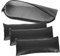 VICASKY 4pcs Wireless Handheld Microphone Case Storage Bag,Leather Long Zippered Microphone Bag Pouch for Mic Carrier