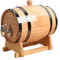 MagiDeal Barril de Vino de Madera de 1L/1,5 l/3L, Barril de Cerveza de Gran Capacidad, Barril de envejecimiento de Roble, Barril de Whisky, Barril de, 3L