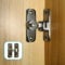 Lot de 2 Petit Verrou de Porte Coulissante à 90 Degrés pour Portes IntéRieures Loquet de Portes à Ouverture Double Vintage pour Cuisine, Chambre, Salle d'éTude, Salle de Bain, Armoire (Grýnlich Grau)