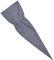 Schultüte Kissenbezug 85 cm Anthrazit Zuckertüte Stoff Rohling 100% Baumwolle Kissen Schultütenkissen Kissenüberzug Reißverschluss Kopfkissen Kegel Form Kissenhülle für Jungen Mädchen