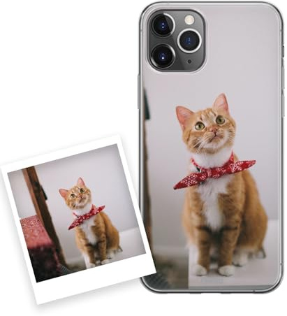Handyhülle personalisiert für iPhone 11 Pro Max mit foto. Hülle aus Silikon selbst gestalten iPhone 11 Pro Max. Geschenke personalisiert für frauen, mann, kinder, mama, papa, valentinstag, weihnachten