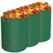 Sacs de Jardin 3 x 500L, Sac de Jardin en Polypropylène Extrêmement Robuste (PP),Sac Déchets Verts, Big Bag avec Poignées, Étanche, Pliable et Réutilisable, Pour la cour, piscine, jardin (3x 500L)