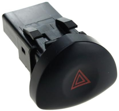 Interrupteur Bouton de Warning Feux de Détresse compatible avec CLIO II de 1998 à 2006-8200060036 8200442723 8200634256