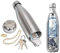 LinaLife 750ML Diversion Stainless Steel Safe Water Bottle Money Box Key Holder Secret Hidden Tumbler Water Bottle Stash Box Diversion Safe Hidden Bottom Storage and Vacuum, ZZ00409
