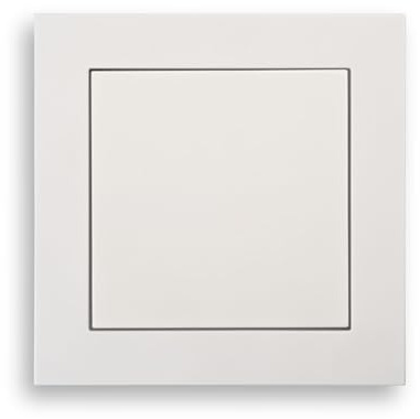 Universal LED Tastdimmer 3-140W mit Bedienelement reinweiß Set mit Abdeckrahmen System Gira (E2 reinweiß)