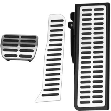Auto Pedale Für Vw Für Tiguan Für Touran 2008 2009 2010 2011 2012 2013 2014 2015 2016 LHD Auto Pedale Abdeckung Edelstahl Gas Bremspedal Pads Zubehör(Size:With Rest)