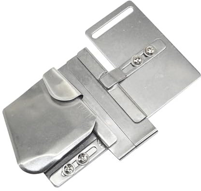 Leryveo Gerät zum Säumen von Reißverschlüssen, Gerät zum Aufrollen von Reißverschlüssen,Reißverschlussrohr mit flachem Oberteil zum Versäubern | Hem Curling Slide Hemming Tool, verschleißfestes