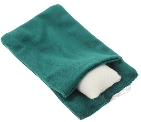 UPKOCH Weihnachtsbuchregal Modell Mit Miniatur Puppenschlafsack FüR Ob11 Elf Puppe GrüNes StoffzubehöR FüR Puppenhaus Dekoration 4.7X2.9 Zoll