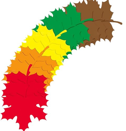FSSTUD 100 Stück 10 cm Ahornblatt-Papierausschnitte, Herbstblätter, Blattform, gestanztes Papier, große Blätter, ausgeschnittene Karten, künstliche Herbstblätter für Schule, Pinnwand