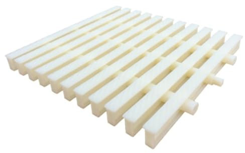 ZXHKZDX Rejilla De Drenaje Piscinas, Plástico ABS Jardín Aguas Pluviales Cubierta, Antideslizantes Terraza Desagüe con Rejilla para Bañeras Patios(100X20X2cm)