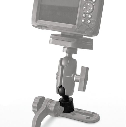 Fabater Trackball mit T-Bolzen-Befestigung, Gummipolster Verhindern das Verrutschen der Halterungen, Trackball der Größe C, 1,5-Zoll-Kugel für Schienenmontagesysteme