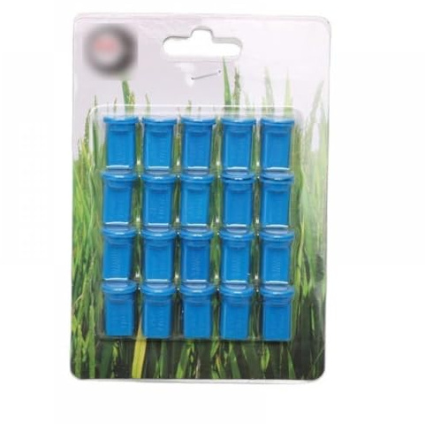 20PCS Pressure farming-related Drone Spray Nozzles Compatible Atomizing Anti-Drift Flat Fan Sprinkler Compatible With Greenery Care(BLUE 03)