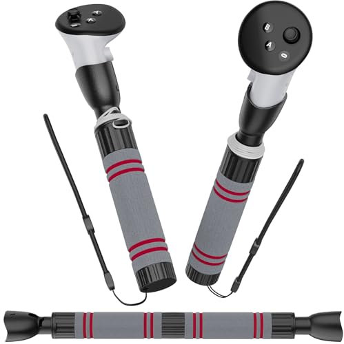 Accessori per maniglia per Meta Quest 3, TanReginal Gorilla Tag Long Arms per Meta Quest 2 Controller, doppia maniglia estensione VR stick compatibili con Oculus Quest 3 per Beat Saber Altri giochi