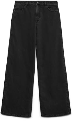 VERO MODA Female Weit geschnitten VMFAYE Niedrige Taille Weiter Beinschnitt Jeans