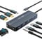 ACASIS Docking Station USB C Dual Monitors, Docking Station per laptop con doppia HDMI 4K@60HZ, 1 VGA 1080P@60HZ, 2 x 5G USB A, audio 3,5 mm, PD100W, hub USB C 8 in 1 per Dell/HP/Lenovo ThinkPad