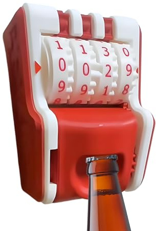Abrebotellas para montaje en pared | Contador de cerveza manual abridor de vino - Ayudante de cocina para el hogar, gastronomía, regalo del día del padre
