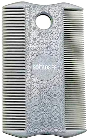 SOTNOS Plastic Flea Comb for Pets Grooming Fine Teeth Removes Fleas Ticks Lice and Dirt Gentle Durable Lightweight for Dogs Cats Puppies and Small Animals Easy Clean Handle for Comfortable Use