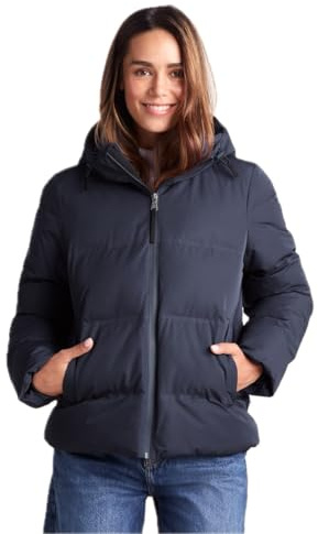 TOG24 Dina Womens Quilted Puffer Jacket, Hood Heat-Sealed Zip Winter Boxy | Coat, DWR coating, Pockets, Ribbed cuffs, Toggle adjusters, Layering