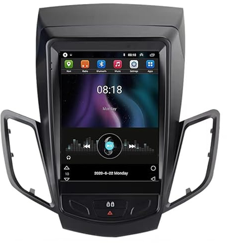 9.7 Pollici Android 15 Autoradio Bluetooth Doppio Car Stereo Autoradio 2 DIN GPS Navigation per Ford Fiesta MK7 2009-2016 Collega E USA Dual USB Chiamate in DSP Dab WiFi FM