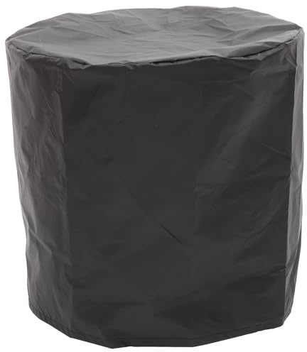 FUTUREORYY Abdeckhaube für Garten Beistelltisch und Hocker, Schwarz | 190t Silberbeschichtetes Polyester, Kordelzug mit Innenbeschichtung, Wetterfest bei Sturm