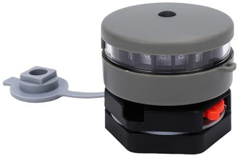 Spacnana Marine-Navigations-LED-Licht, 2-Farben-3-Modus-LED-Bootslicht mit Drehbarer Halterung, für Kajaks, Kanus, Kleine Boote Unter 12 Metern