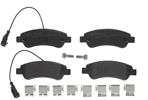 BREMBO Bremsbelagsatz, Scheibenbremse P61125 | Kompatibel mit: CITROËN JUMPER II Bus, JUMPER II Kasten, JUMPER II Pritsche/Fahrgestell, FIAT DUCATO Bus, DUCATO Kasten