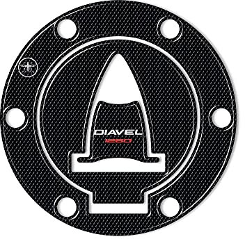 labelbike - 3D Gelharz Aufkleber Motorrad Tankdeckel kompatibel mit Ducati DIAVEL 1260 Italy