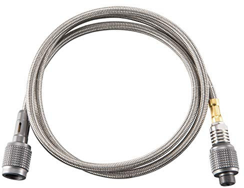 Campingmoon Multifunktions-Gasschlauch für EN417 Lindal-Ventil, Schraubkanister und Gerät Z17, 107 cm