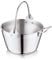 Penguin Home Professional Jam Maslin - Capacité d'induction de 5 litres - Convient à toutes les plaques de cuisson - Diamètre 24 cm, acier inoxydable, aluminium, 5 litres, argent 3820
