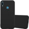 Cadorabo Hülle kompatibel mit Huawei Y6 2019 Schutzhülle TPU Silikon Case Candy Design Slim Kratzfest Weiche Gummi mit Rundumschutz Case Hülle für Huawei Y6 2019 in Schwarz