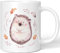 JUNIWORDS Tasse, Igel Aquarell, Wähle Farbe, Weiß