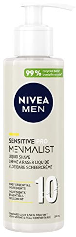 NIVEA MEN MENMALIST Rasiercreme (1 x 200 ml), Rasiercreme mit leichter und biologisch abbaubarer Formel, Männerpflege für alle Hauttypen