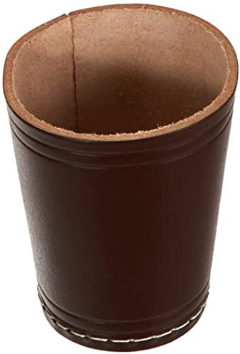 Dice4friends DIC37284 - Würfelbecher: Buffalo Brown