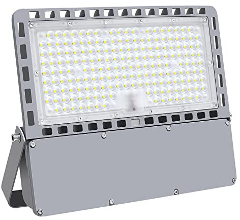 RIGIDON 180W 18000LM Led Strahler Außen Led Scheiwerfer, Led Flutlicht Außenleuchte, IP66 Wasserdicht Industriestrahler, Außen-Leuchte Flutlicht-Strahler für Garten, Garage,Sportplatz, 6000K Weiß