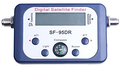 Fasizi Digital SF-95DR Messgerät, Satlink-Empfänger, Satellitensucher, TV-Signalempfänger, Sat-Decoder, Satfinder, LCD-Display