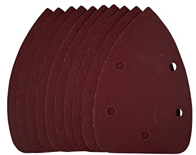 Draper 42616 Detail Sanding Sheets with Hook and Loop, 140mm, 240 Grit, SSD2 (Pack of 10)