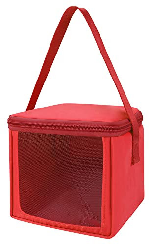 Annmore Tasche für Tigermedia Tigerbox Touch Starterset und Tigercard, Rot Tragetasche für Toniebox und 2-3 Tonies Hörfiguren, Geschenke für Mädchen von 3-8 Jahren