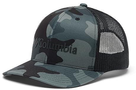 Columbia Snapback-Kappe mit Mash, hohe Krone, Schwarz-Grau-Camouflage, Einheitsgröße