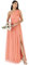 Anaya with Love Damen Womens Ladies Maxi One Cold Shoulder Dress with Slit Split Sleeveless Prom Wedding Guest Bridesmaid Ball Evening Gown Kleid, Coral Pink, 40