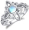 Hexen Knoten Ring Sterling Silber Keltische Hexe Knoten Ring Hexen Knoten Schmuck Geschenke für Frauen